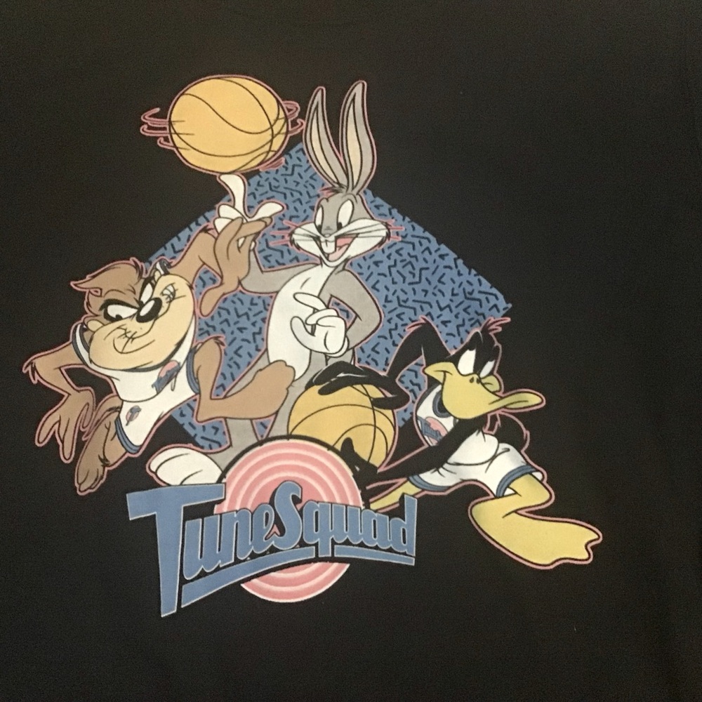 Looney Tunes Space Jam Graphic Sweatshirt Long Sleeve Black Unisex Casual Sz Sm… - Picture 4 of 6